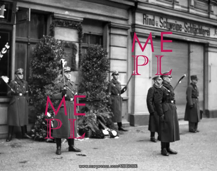 : Guard of honor for the murdered Hitlerjunge : Guard of honor for the murdered Hitlerjunge