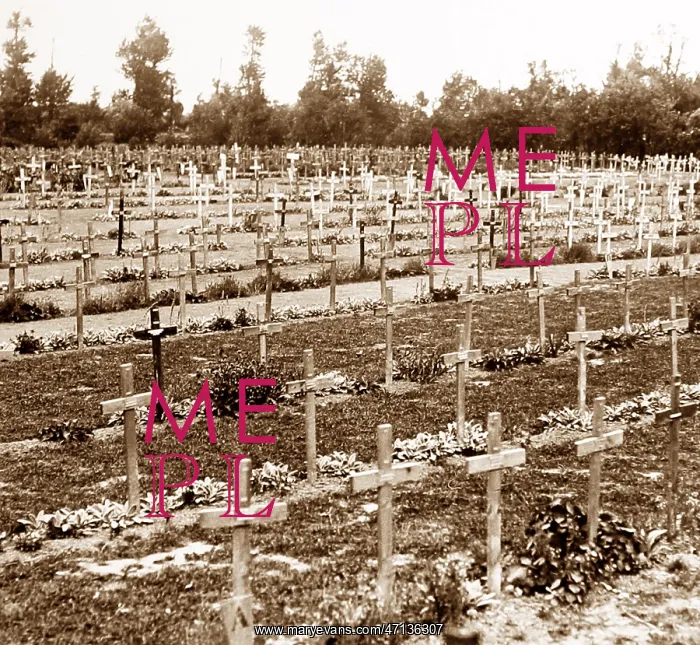 : The Guards Cemetery, Windy Corner, Festubert - WW1 : The Guards Cemetery, Windy Corner, Festubert - WW1