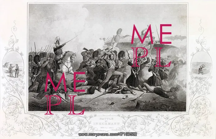 : Guards resiting attack, Battle of Inkerman, Crimean War : Guards resiting attack, Battle of Inkerman, Crimean War