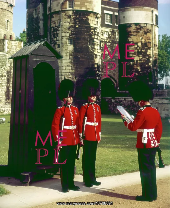 : Guardsmen at the Tower of London : Guardsmen at the Tower of London