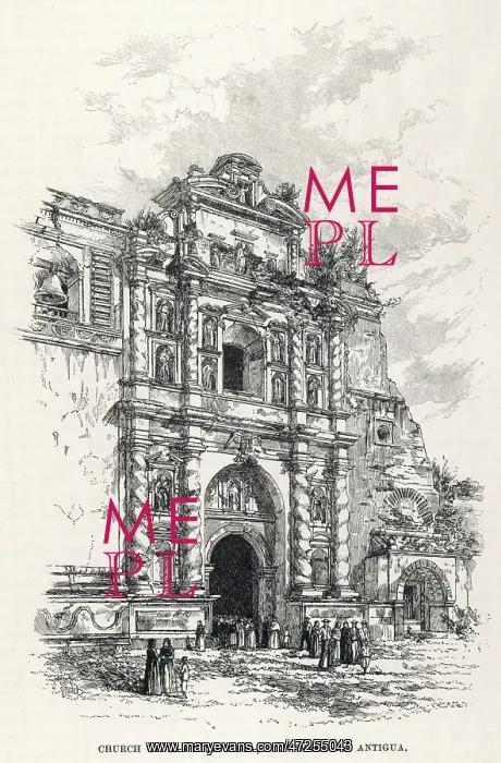 : GUATEMALA / ANTIGUA 1885 : GUATEMALA / ANTIGUA 1885