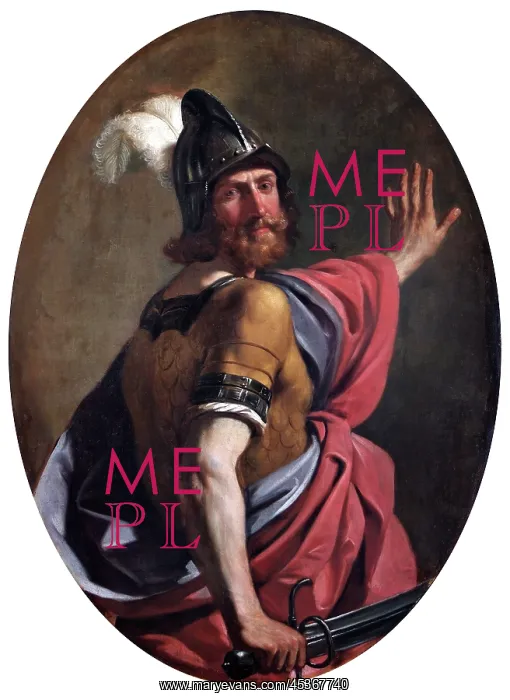 : Guercino - Mars as a Warrior : Guercino - Mars as a Warrior