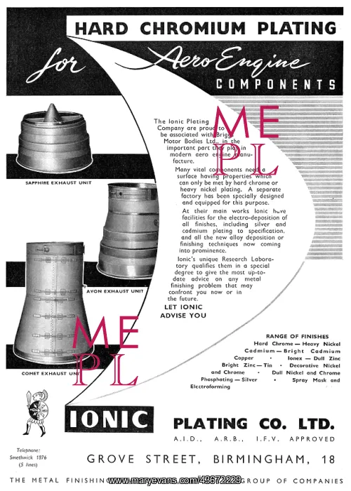 : Guest Keen & Nettlefolds. GKN Ionic Plating Company : Guest Keen & Nettlefolds. GKN Ionic Plating Company