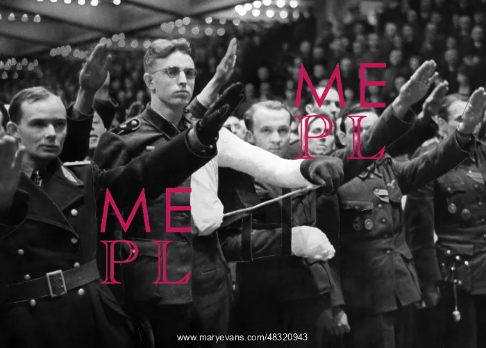 : Guests of honour at Goebbels speech on the Total War, 1943 : Guests of honour at Goebbels speech on the Total War, 1943