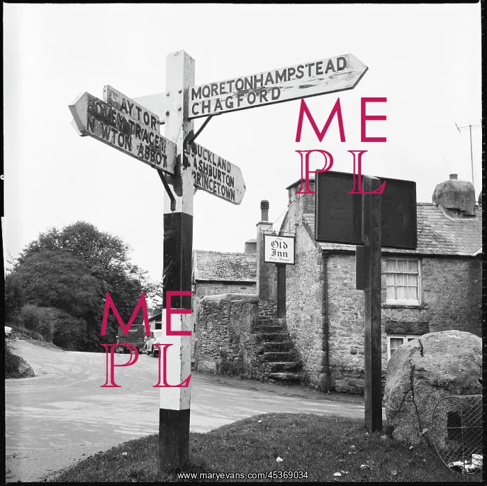 : The guide post at the south west corner of The : The guide post at the south west corner of The