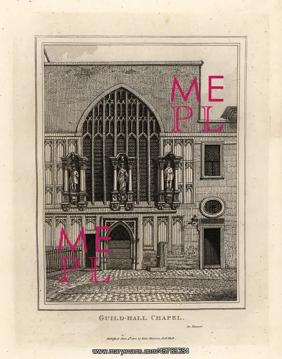 : Guild-hall Chapel, rebuilt in 1440 : Guild-hall Chapel, rebuilt in 1440