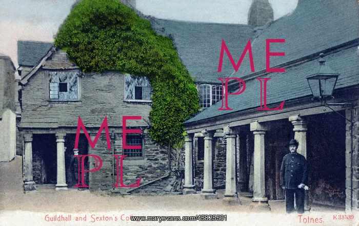 : Guildhall and Sexton's College, Totnes, Devon : Guildhall and Sexton's College, Totnes, Devon