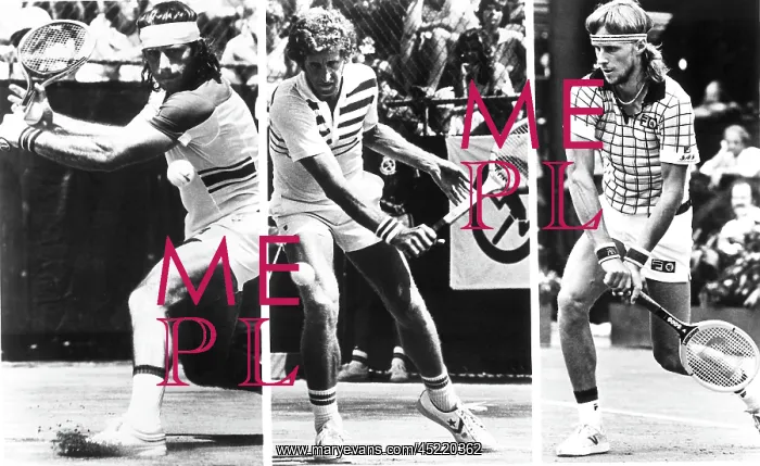 : Guillermo Vilas (L), Brian Gottfried (M), ? : Guillermo Vilas (L), Brian Gottfried (M), ?