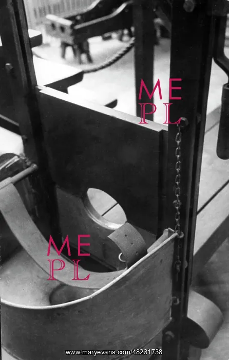 : Guillotine built in 1942 : Guillotine built in 1942