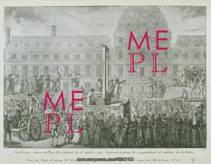 : Guillotine At the Place Du : Guillotine At the Place Du