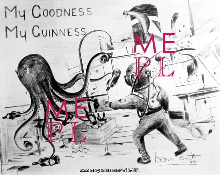 : Guinness advertisement, possibly 1930s : Guinness advertisement, possibly 1930s