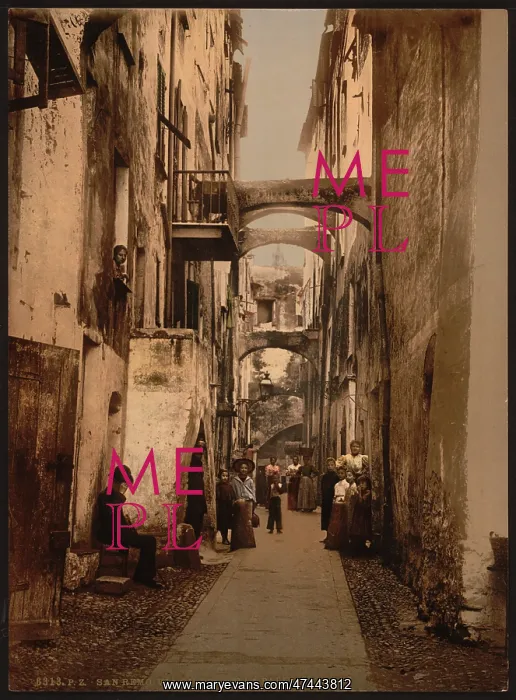 : Via Guioco della Palla, San Remo, Riviera : Via Guioco della Palla, San Remo, Riviera