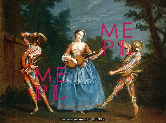 : The Guitarist, by Philippe Mercier : The Guitarist, by Philippe Mercier