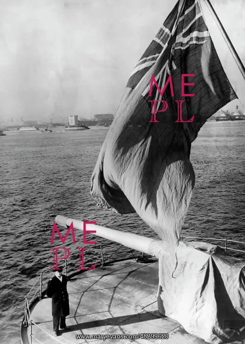 : Gun on board the passenger ship Georgic, 1939 : Gun on board the passenger ship Georgic, 1939