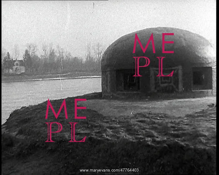: A Gun Turret on the Maginot Line Alongside : A Gun Turret on the Maginot Line Alongside