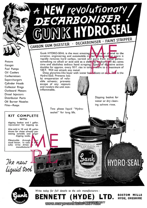 : Gunk De-Greaser - GUNK Hydro-Seal Decarboniser : Gunk De-Greaser - GUNK Hydro-Seal Decarboniser