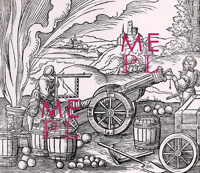 : Gunners calculating the elevation of a piece of : Gunners calculating the elevation of a piece of