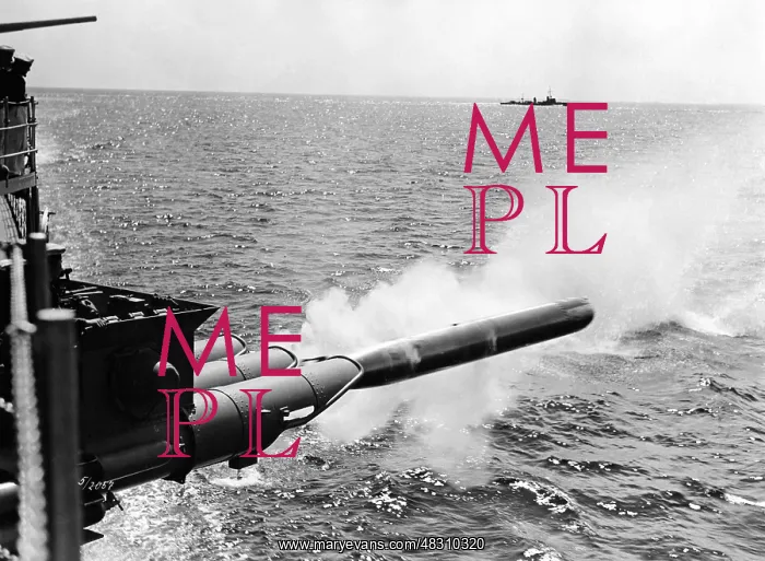 : Gunnery exercises of a German war ship : Gunnery exercises of a German war ship