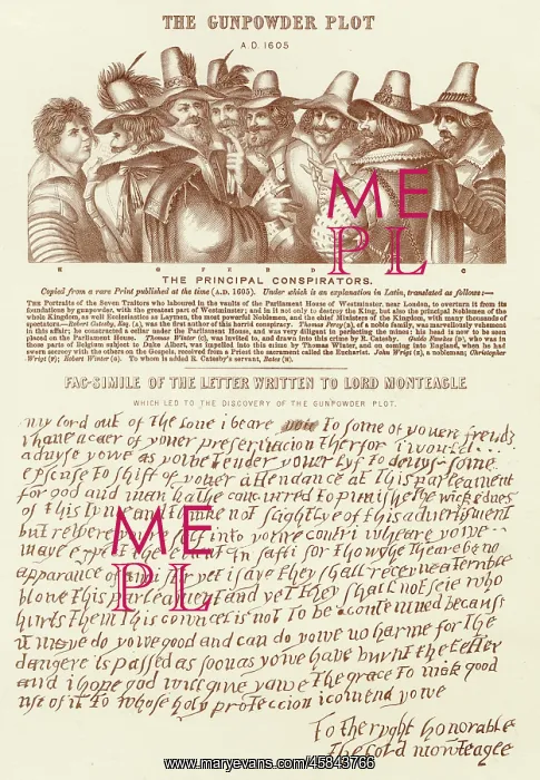 : GUNPOWDER LETTER BETRAYS : GUNPOWDER LETTER BETRAYS
