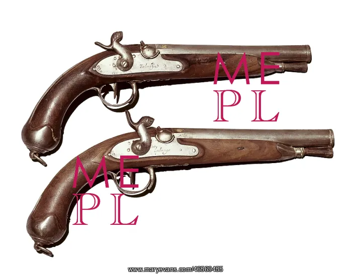 : Guns with stamp Ramon Zuloaga 1822, transformed : Guns with stamp Ramon Zuloaga 1822, transformed