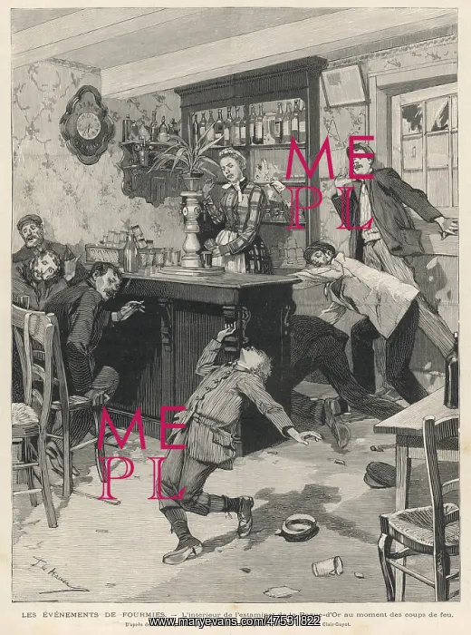: GUNSHOTS IN A TAVERN : GUNSHOTS IN A TAVERN