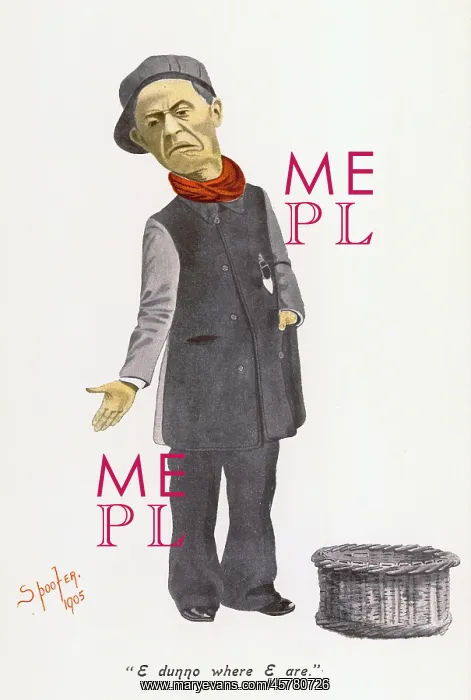  : GUS ELEN Ernest Augustus Elen) (1862 - 1940), music hall entertainer