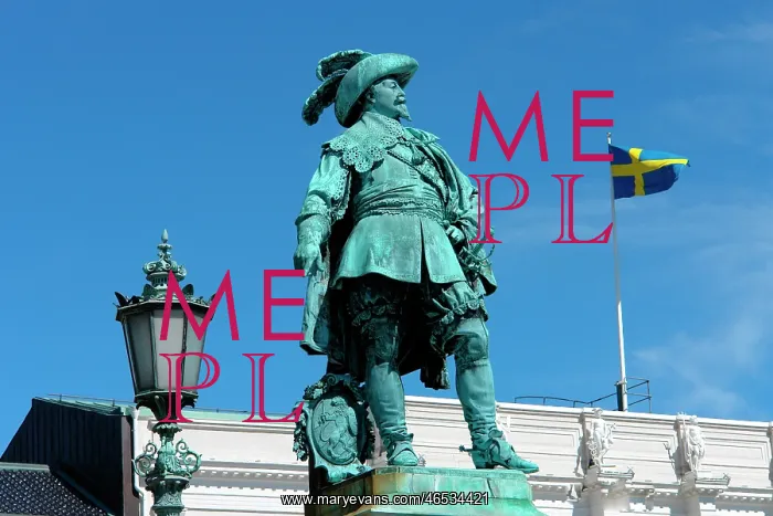 : Gustav Adolf II statue, Goteborg, Sweden : Gustav Adolf II statue, Goteborg, Sweden