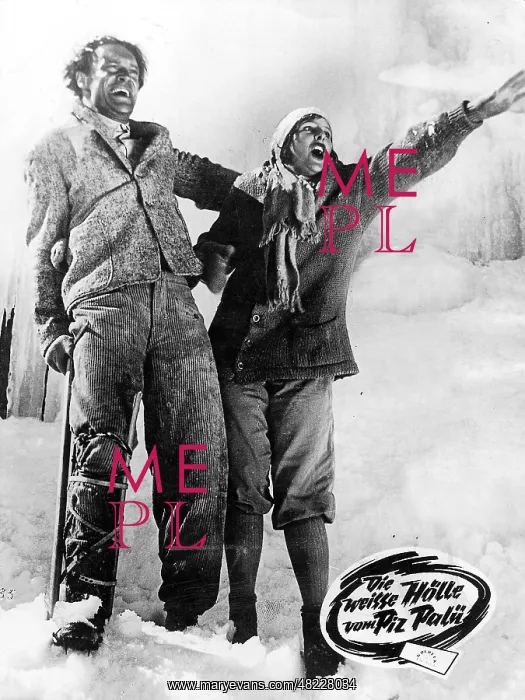: Gustav Diessl and Leni Riefenstahl in White Hell of Pitz : Gustav Diessl and Leni Riefenstahl in White Hell of Pitz