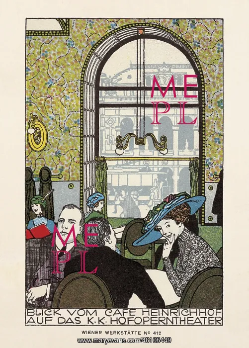 : Gustav Kalhammer. 'View from Cafe : Gustav Kalhammer. 'View from Cafe