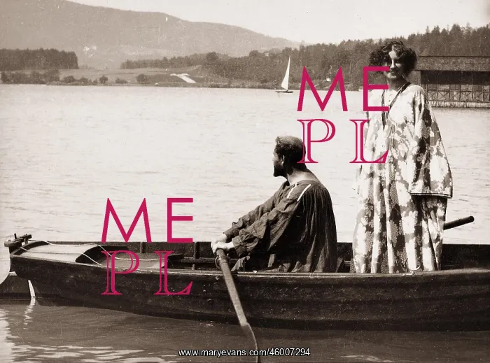  : Gustav Klimt with Emilie Floege