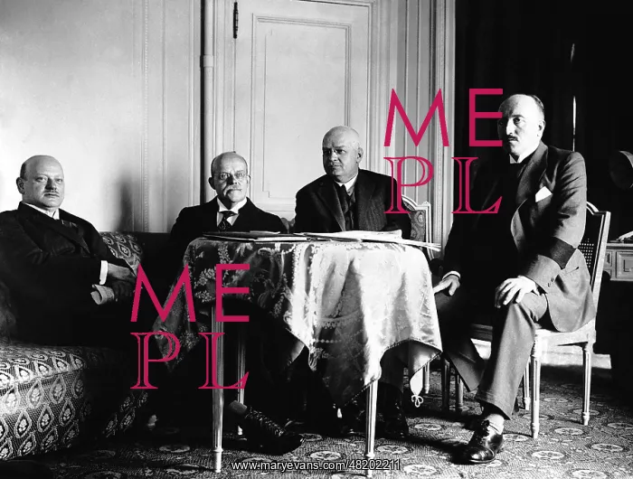 : Gustav Stresemann, Wilhelm Marx, Hans Luther and Carl von Sc : Gustav Stresemann, Wilhelm Marx, Hans Luther and Carl von Sc