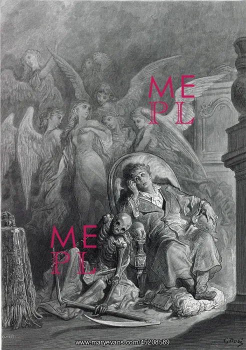 : Gustave Dore illustration of Edgar Allan ? : Gustave Dore illustration of Edgar Allan ?