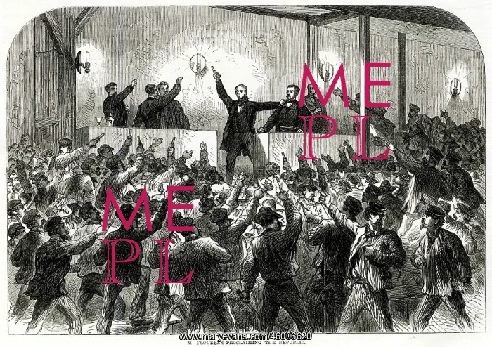 : Gustave Flourens Proclaiming the Republic : Gustave Flourens Proclaiming the Republic