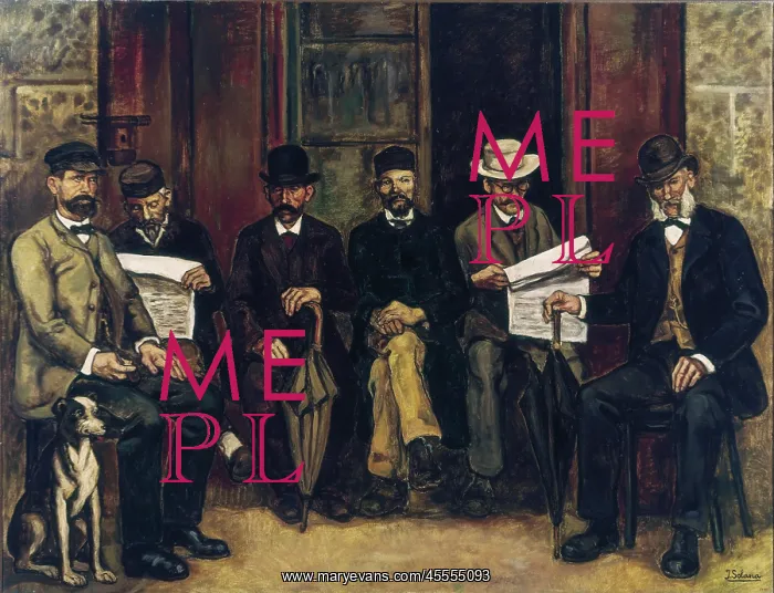 : GUTIERREZ SOLANA. The Meeting of the Pharmacy : GUTIERREZ SOLANA. The Meeting of the Pharmacy