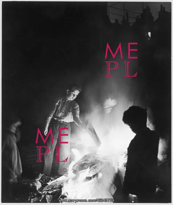  : GUY FAWKES BONFIRE / 1956