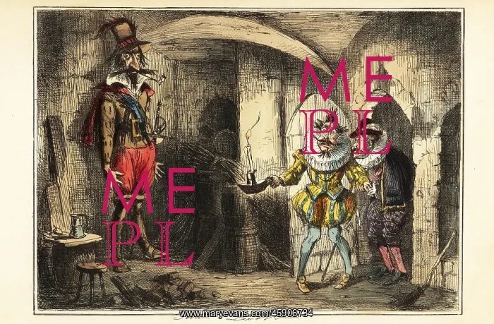 : Guy Fawkes, leader of the Gunpowder Plot, caught in : Guy Fawkes, leader of the Gunpowder Plot, caught in