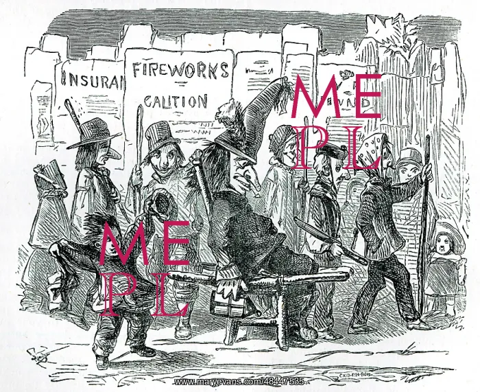  : Guy Fawkes procession on bonfire night