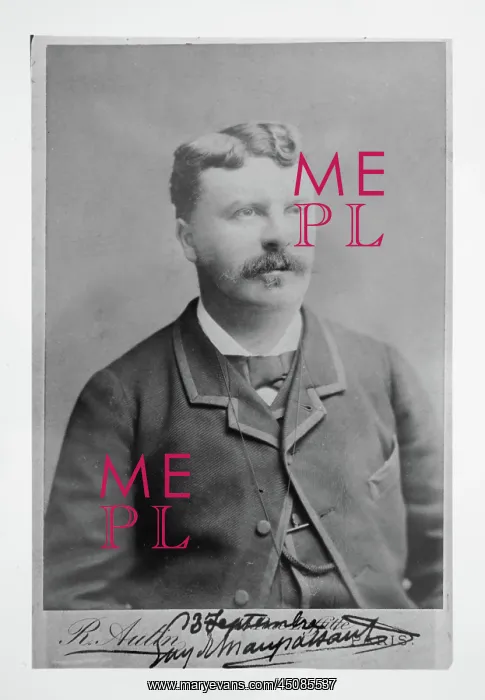 : Guy de Maupassant, photograph : Guy de Maupassant, photograph