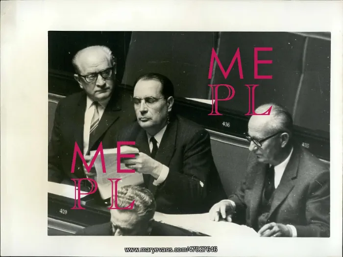 : Guy Mollet, Francois Mitterrand, Gaston Defferre : Guy Mollet, Francois Mitterrand, Gaston Defferre