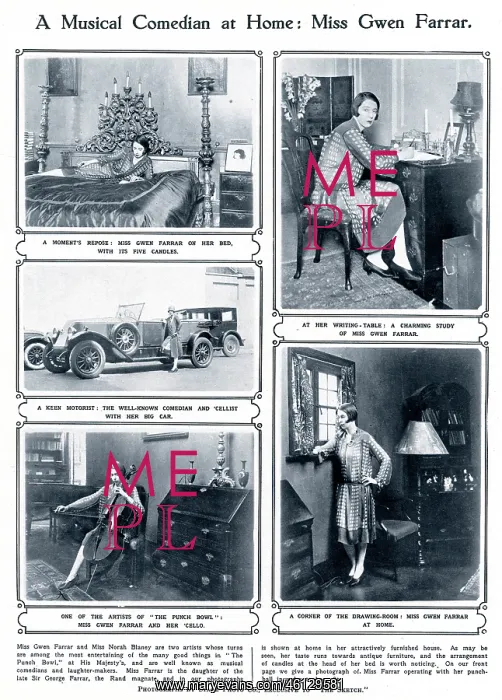 : Gwen Farrar at home : Gwen Farrar at home