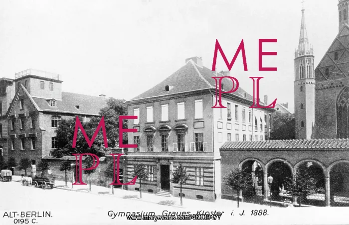 : The Gymnasium Graues Kloster, 1888 : The Gymnasium Graues Kloster, 1888