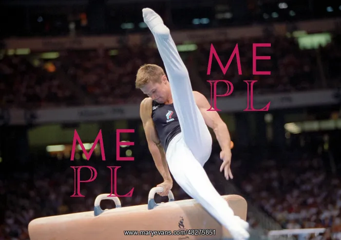 : Gymnast Alexei Nemov, 1996 : Gymnast Alexei Nemov, 1996