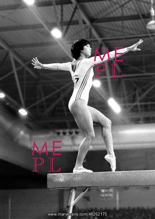 : Gymnast Nellie Kim, 1978 : Gymnast Nellie Kim, 1978
