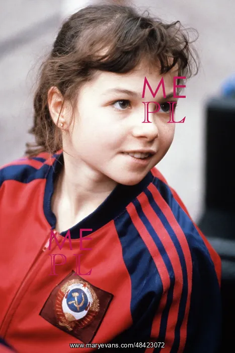 : Gymnast Olga Bicherova, 1981 : Gymnast Olga Bicherova, 1981