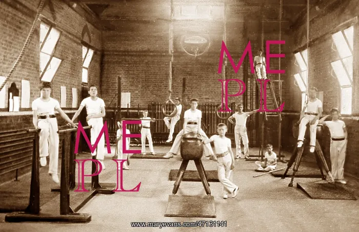 : Gymnastics, Rusell Hill Schools, Purley, Victorian period : Gymnastics, Rusell Hill Schools, Purley, Victorian period