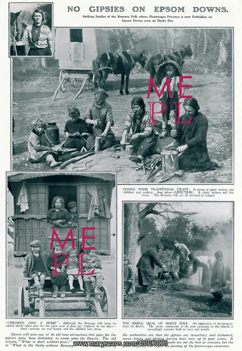 : No Gypsies on Epson Downs 1929 : No Gypsies on Epson Downs 1929