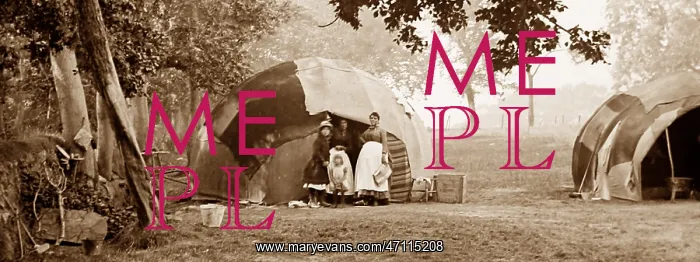  : A gypsy encampment, Victorian period