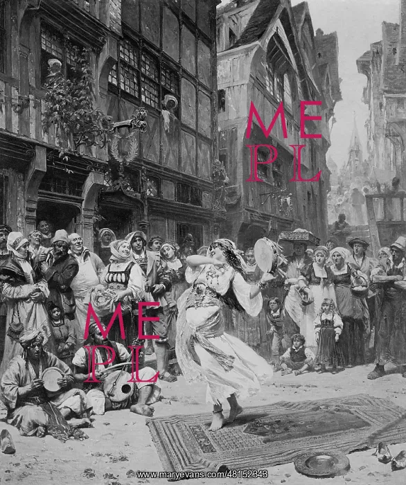  : The Gypsy, painted by Moreau
