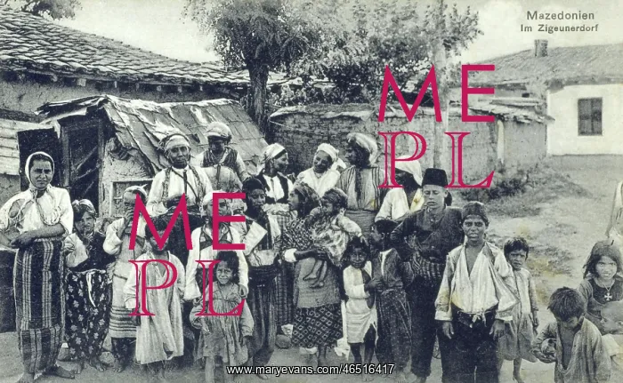 : Gypsy Village in Macedonia : Gypsy Village in Macedonia