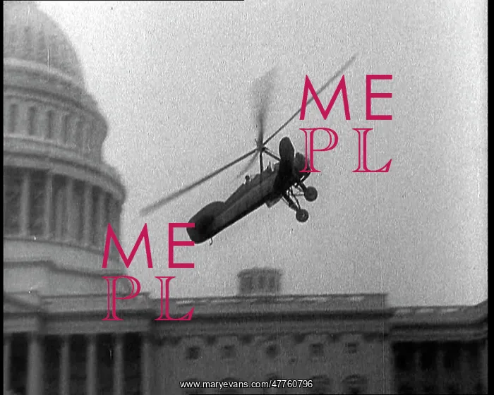 : A Gyrocopter taking Off From The Steps of The : A Gyrocopter taking Off From The Steps of The